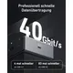 Anker 778 Thunderbolt Docking Station | 12-in-1, Thunderbolt 4, 8K HDMI, silber