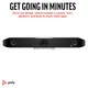 Poly Studio X52 All-In-One-Video-Bar (WiFi/BT 5.0) + TC10 Controller Kit