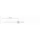 be quiet! CC-7710 Sleeved P8 Kabel