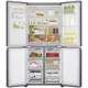 Bosch KFN96APEA Serie 4 Multi Door Freistehende Kühl-Gefrier-Kombination