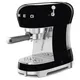 SMEG ECF02BLEU 50s Style Espresso-Kaffeemaschine Schwarz