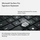 Microsoft Surface Pro Signature Keyboard DE-Layout, schwarz