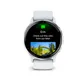 Garmin Venu® 3 Steinweiss/Silber mit Schnellwechsel-Silikon-Armband