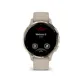 Garmin Venu® 3S French Gray/Softgold mit Schnellwechsel-Silikon-Armband