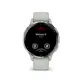 Garmin Venu® 3S Salbeigrau/Silber mit Schnellwechsel-Silikon-Armband