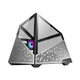 AZZA MESA CSAZ-811 Gaming ATX Tower, Aluminium Rahmen mit Glasfenster RGB