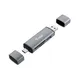 EQUIP 245460 Kartenleser mit USB 3.0-Hub, OTG
