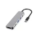 Conceptronic DONN02G Multifunktionaler 6-in-1 USB Adapter USB-A 3.0 x 2 USB-C PD