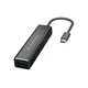 Conceptronic DONN08B 3-Port-USB-Hub mit Kartenleser
