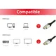 EQUIP 119340 HDMI 2.0 High Speed Kabel, Aluminiumgehäuse, 5.0m