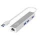 LEVELONE USB-0503 Gigabit USB Network Adapter, USB Hub