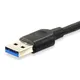 EQUIP 128343 USB 3.2 Gen 1 C auf A Kabel, M/M,  0.25m, 5Gbps, Schwarz