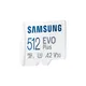 Samsung Evo Plus (2024) 512 GB microSDXC Speicherkarte (160 MB/s, Class 10, U3)