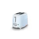 Smeg TSF01PBEU 50's Style Toaster, pastell-blau