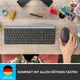Logitech MK470 Wireless Slim Combo + Maus