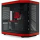 HYTE Y70 Zweikammer ATX Midi Tower Gaming Gehäuse Rot mit Glasfenster