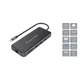 Conceptronic DONN15G 12-in-1 USB 3.2 Gen 1 Dockingstation, HDMI, VGA, Card-Reade