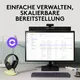 Logitech Zone Vibe Wireless Bluetooth, Zertifiziert für Microsoft Teams, graphite