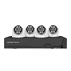 Foscam FN9108E-T4-2T Überwachungsset mit 4 Überwachungskameras weiß