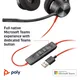 Poly Blackwire 3320 Headset for Business - USB-C - UC-zertifiziert
