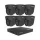 Foscam PoE NVR 24/7 Überwachungsset mit 6 Kameras Dome • Outdoor • 2TB lokaler Speicher