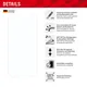 DISPLEX Real Glass + Case Set iPhone 15