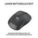 Logitech M240 Silent Kabellose Maus Graphite