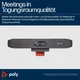 Poly Studio R30 Plus (Business-Kit) - 4K USB-Video-Bar + Bluetooth Remote + HP USB-C Dock G5