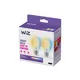 WiZ 60W E27 Standardform Filament Clear (TW) Doppelpack
