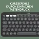 Logitech Pebble Keys 2 K380S Graphite - Minimalistische kabellose Tastatur