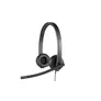 Logitech H570e Kabelgebundenes Beidseitiges Headset Stereo USB Bulk Schwarz