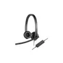 Logitech H570e Kabelgebundenes Beidseitiges Headset Stereo USB Bulk Schwarz