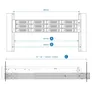 QNAP 2U Rail Kit Einbauschienen RAIL-B02
