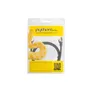 Python Patchkabel mit Cat.7 Rohkabel S/FTP PiMF halogenfrei 0,25m schwarz