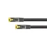 Python Patchkabel mit Cat.7 Rohkabel S/FTP PiMF halogenfrei 10m schwarz