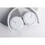 Sony MDR-ZX110AP On Ear Kopfhörer - Headsetfunktion faltbar Weiß
