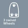 Siemens VS06A212 synchropower Bodenstaubsauger mit Beutel schwarz