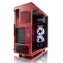 Fractal Design Focus G ATX Gaming Gehäuse mit Seitenfenster, Rot