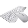 Cherry DW 8000 Maus-Tastaturkombination gelasert USB kabellos DE Layout silber