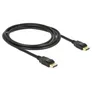 DeLOCK Kabel 2m Displayport St./St. 4K 83806 schwarz