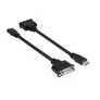 Club 3D HDMI Adapterkabel HDMI zu DVI-D passiv St./Bu. schwarz CAC-HMD>DFD