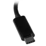 Startech USB-C zu DVI Adapter St./Bu. schwarz