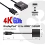 Club 3D DisplayPort 1.2 Adapter DP zu HDMI 2.0 aktiv UHD 4K60Hz schwarz CAC-2070