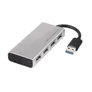 Club 3D USB 3.0 Hub 4-Port Aluminium Gehäuse, mit Netzteil CSV-1431