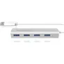 RaidSonic Icy Box IB-AC6401 4-Port USB 3.0 Hub silber