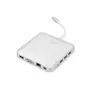 Digitus Universal Docking Station USB Typ-C MicroSD SD/MMC VGA HDMI Alu. silber