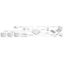 Digitus Universal Docking Station USB Typ-C MicroSD SD/MMC VGA HDMI Alu. silber