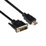 Club 3D HDMI Adapterkabel 2m HDMI zu DVI-D bidirektional schwarz CAC-1210