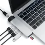 Satechi USB-C Pro Hub Multi-Port Adapter 4K HDMI & Ethernet Silber