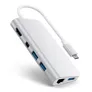 Satechi USB-C Multimedia Adapter Silber
